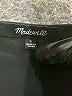 Madewell 100% Polyester Black Novel Tie-Front Top Size S - photo 7
