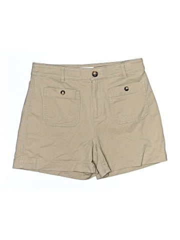 Ann Taylor LOFT Khaki Shorts (view 1)