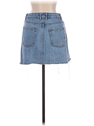 Topshop Denim Skirt (view 2)