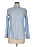 J.Crew Color Block Blue Long Sleeve Button-Down Shirt Size 6 (petite) - photo 1