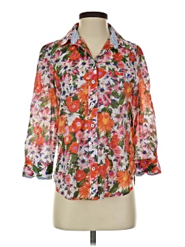 Hd In Paris 3/4 Sleeve Button Down Shirt