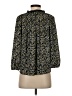 dalia 100% Polyester Black 3/4 Sleeve Blouse Size S - photo 2