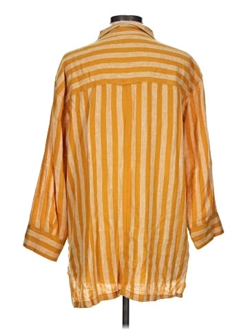 Old Navy 3/4 Sleeve Button-Down Shirt (view 2)