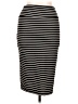 Popular Basics Stripes Black Casual Skirt Size L - photo 1