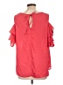 Sweet Pea. 100% Polyester Red Short Sleeve Top Size L - photo 2