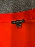 Ann Taylor 100% Polyester Orange Short Sleeve Blouse Size XS - photo 7