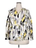 Relativity Yellow 3/4 Sleeve Blouse Size 2X - photo 1