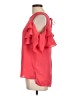 Sweet Pea. 100% Polyester Red Short Sleeve Top Size L - photo 5