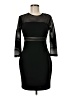 Lulus Stripes Solid Black Cocktail Dress Size M - photo 1