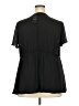 Torrid 100% Polyester Black Short Sleeve Blouse Size 2X Plus (2) - photo 2