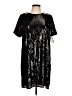 Nine West 100% Polyester Black Cocktail Dress Size L - photo 1