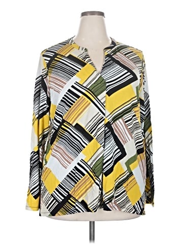 Jones New York Long Sleeve Blouse (view 1)