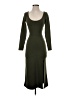 Leith Solid Green Casual Dress Size XXS - photo 1
