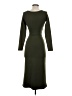 Leith Solid Green Casual Dress Size XXS - photo 2