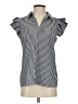 Premise Studio Stripes Black Short Sleeve Blouse Size S - photo 1