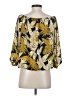 Veronica M. Yellow 3/4 Sleeve Blouse Size S - photo 2