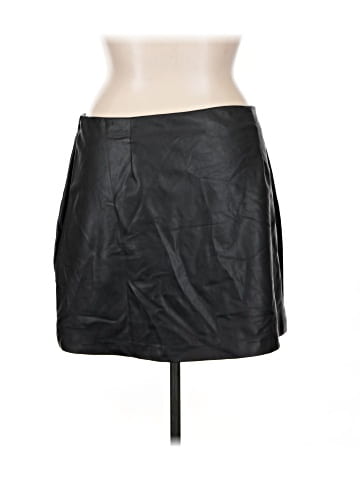 Old Navy Faux Leather Skirt (view 2)
