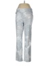 Lisette-L Paisley Silver Casual Pants Size L - photo 1