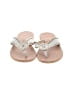Jack Rogers Silver Flip Flops Size 8 - photo 2