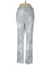 Lisette-L Paisley Silver Casual Pants Size L - photo 2