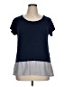 Olivia Moon Blue Short Sleeve Top Size XL - photo 1