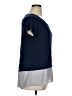 Olivia Moon Blue Short Sleeve Top Size XL - photo 4