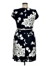 Studio I Print Black Casual Dress Size 14 - photo 2