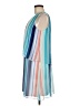 Worthington 100% Polyester Stripes Blue Casual Dress Size 8 - photo 5