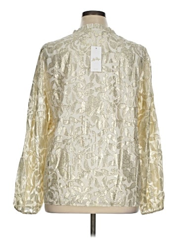Lilly Pulitzer Long Sleeve Silk Top (view 2)