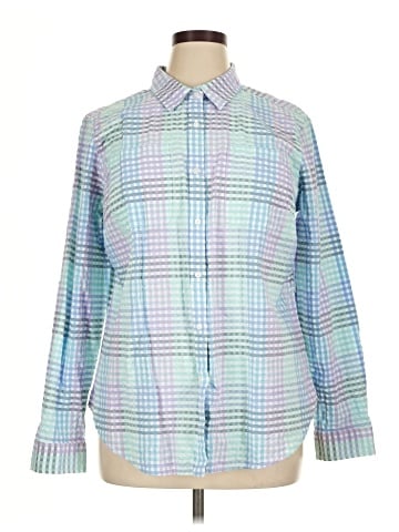 L.L.Bean Long Sleeve Button-Down Shirt (view 1)