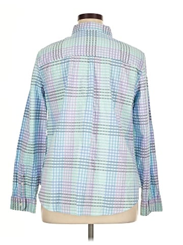 L.L.Bean Long Sleeve Button-Down Shirt (view 2)