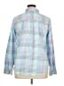 L.L.Bean Checkered-gingham Blue Long Sleeve Button-Down Shirt Size 1X - photo 2