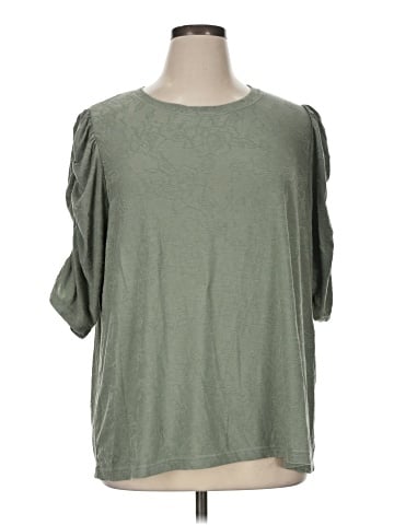 Rose + Olive 3/4 Sleeve T-Shirt (view 1)