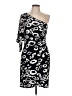 En Focus Studio Graphic Black Cocktail Dress Size 12 - photo 1