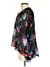 Robert Graham 100% Viscose Floral Black 3/4 Sleeve Blouse Size XS - photo 5