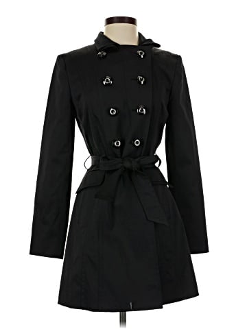 White House Black Market Trenchcoat (view 1)
