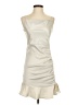 DAZY Solid Ivory Cocktail Dress Size S - photo 1