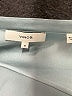Vince. 100% Silk Solid Silver Blue Long Sleeve Silk Top Size 12 - photo 6