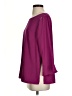 Talbots 100% Polyester Burgundy 3/4 Sleeve Top Size S - photo 5