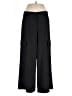Adrianna Papell Stripes Black Casual Pants Size 8 - photo 1