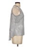 Express 100% Polyester Silver Sleeveless Top Size XS - photo 4