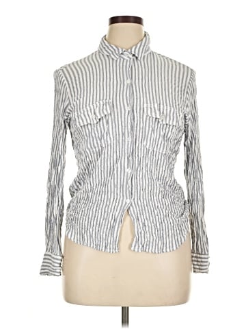 Max Studio Long Sleeve Button-Down Shirt (view 1)
