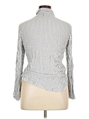 Max Studio Long Sleeve Button-Down Shirt (view 2)