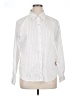 Chico's Stripes White Long Sleeve Button-Down Shirt Size XL - photo 1