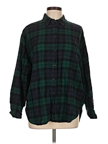 Gap Long Sleeve Button-Down Shirt (view 1)