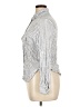 Max Studio Stripes Silver Long Sleeve Button-Down Shirt Size XL - photo 5