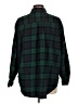 Gap 100% Cotton Plaid Green Long Sleeve Button-Down Shirt Size L - photo 2