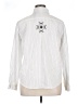 Chico's Stripes White Long Sleeve Button-Down Shirt Size XL - photo 2