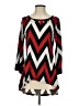 Calessa Chevron-herringbone Red 3/4 Sleeve Blouse Size S - photo 1