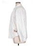 Chico's Stripes White Long Sleeve Button-Down Shirt Size XL - photo 5